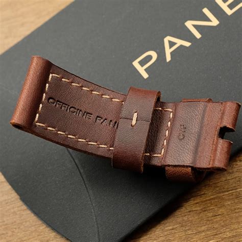 panerai ponte vecchio strap|Panerai Dark Brown Calf Strap 22/18 .